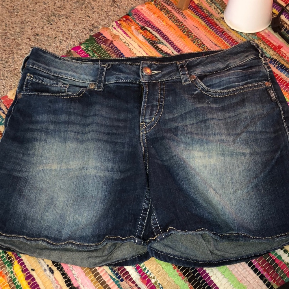 Silver brand jean shorts